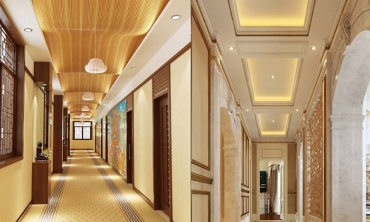 Top 10 mẫu trần thạch cao hành lang đẹp - đường luồng đẹp