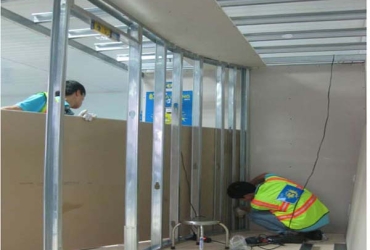 THI CÔNG VÁCH THẠCH CAO