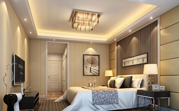Bạn nên lựa chọn màu sắc của trần thạch cao phòng ngủ phù hợp với không gian và hướng phòng