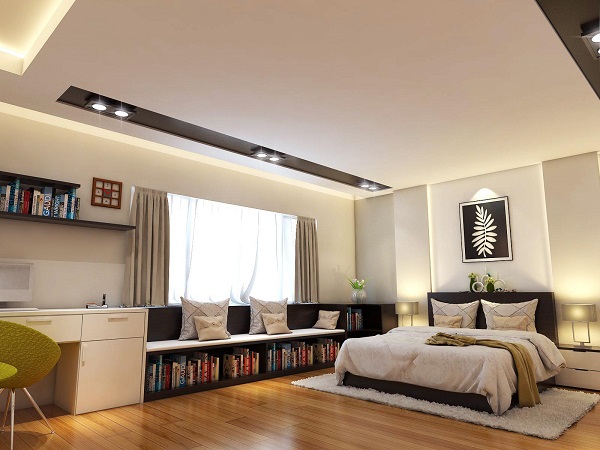 Hình 4. Mẫu thạch cao phòng ngủ hiện đại