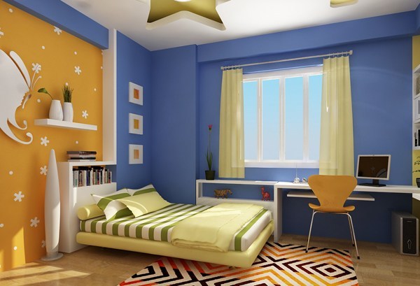 Hình 5. Mẫu trần thạch cao phòng ngủ cho bé gái đẹp