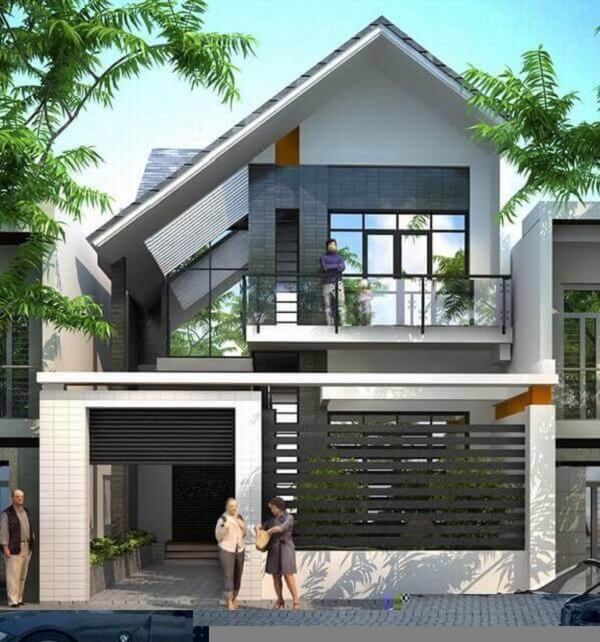 Mẫu nhà 2 tầng mái Thái kiểu mới