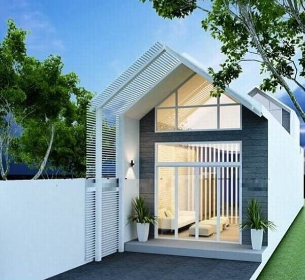 Mẫu nhà cấp 4 thiết kế khá độc đáo và ấn tượng