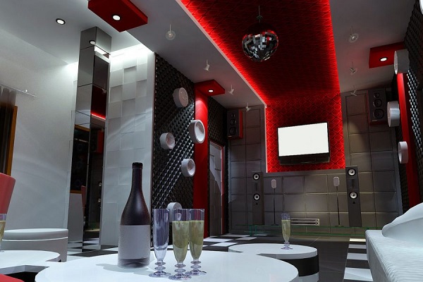 Dùng các cặp màu tương phản phù hợp khiến bổ trợ cho không gian được lung linh 