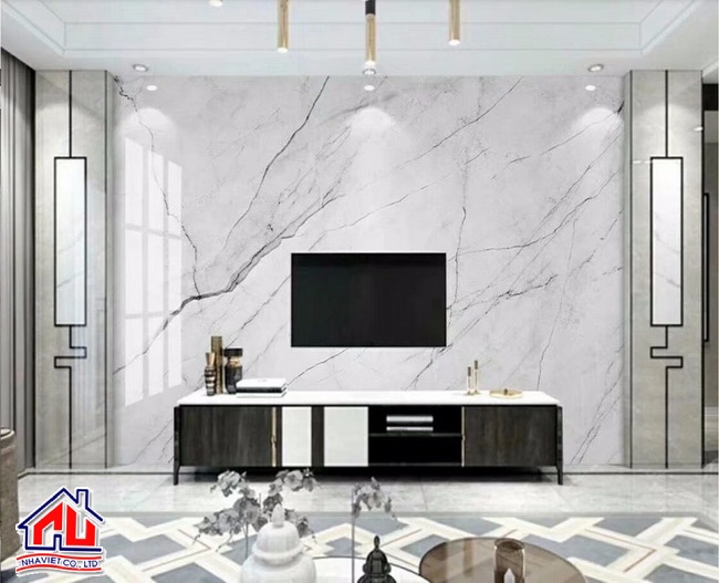 mẫu tấm nhựa ốp tường giả đá đẹp