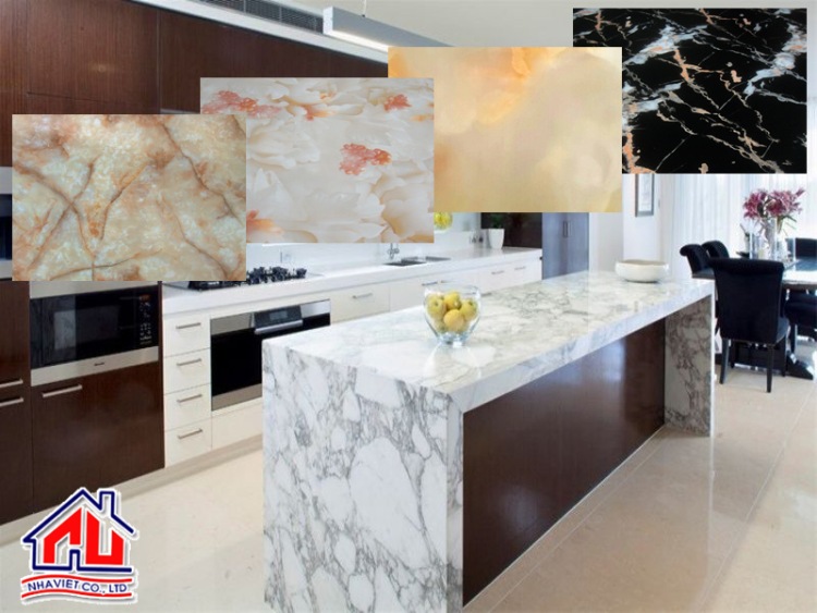 mẫu tấm nhựa ốp tường giả đá đẹp