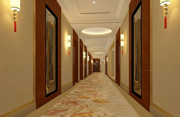 Thiết kế trần thạch cao bằng phong cách tân cổ điển hay được thấy tại các khách sạn