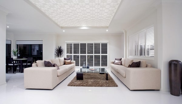 Mẫu thiết kế trần thạch cao thả