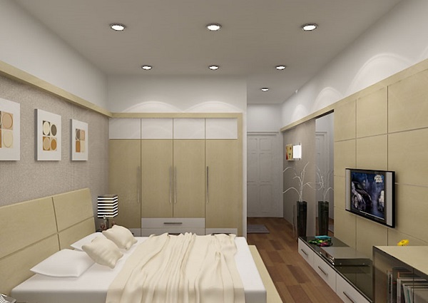 Trần thạch cao chìm làm tăng tính thẩm mỹ cho không gian